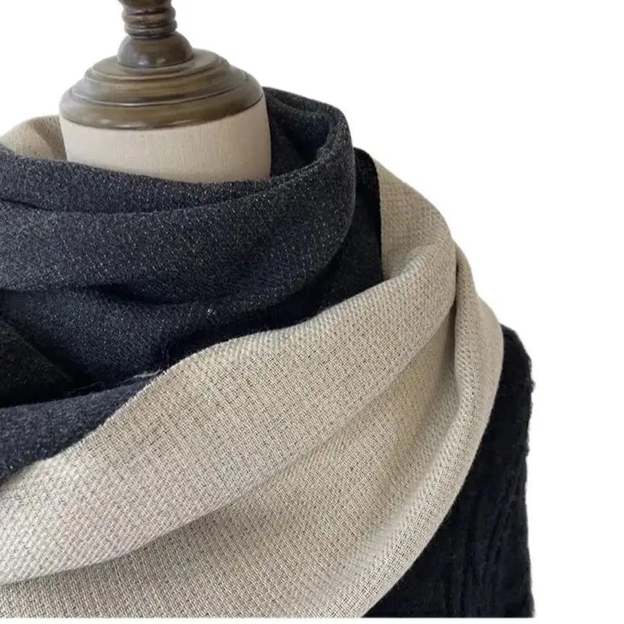 Ulvly Double-Sided Cashmere-Feel Scarf