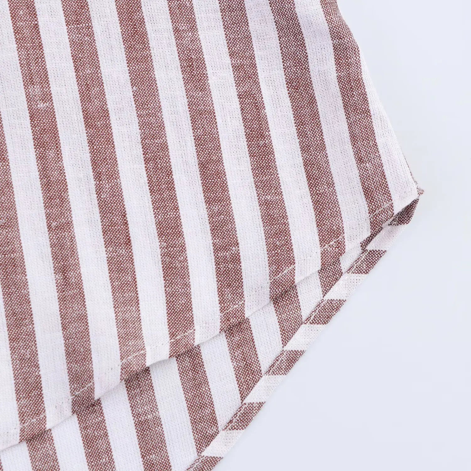 Ulvly Linen-Blend Striped Shirt