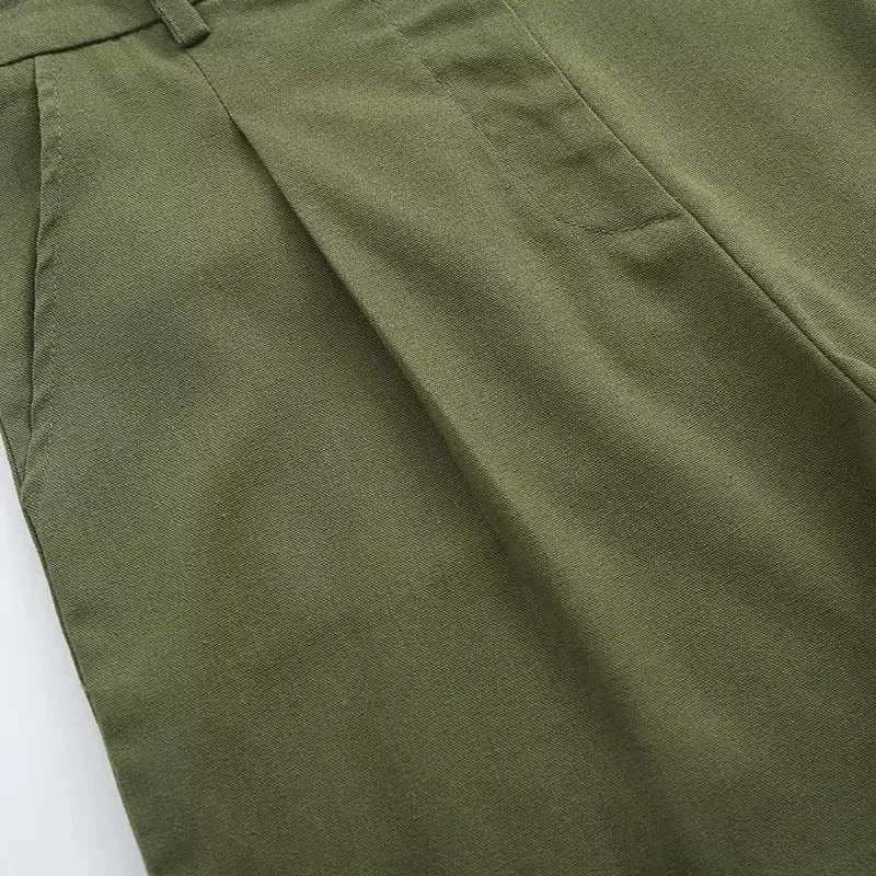 Ulvly Linen Vest &amp; Shorts Suit