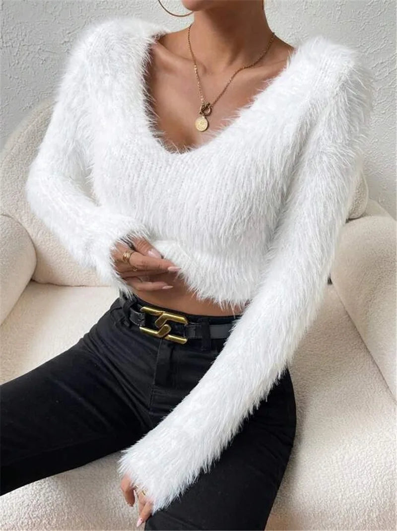 Ulvly V-Cut Slim Knit