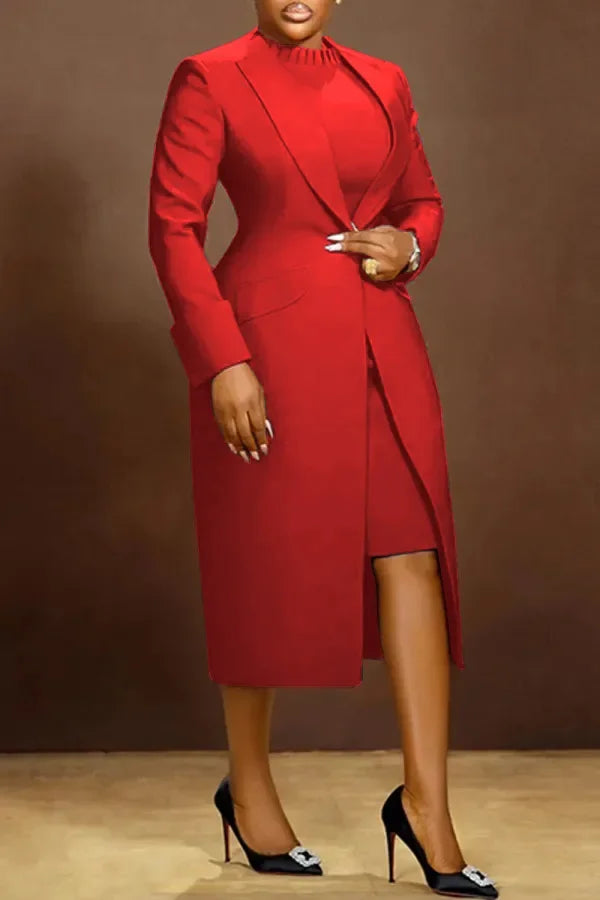 Ulvly Blazer &amp; Dress Suit Set