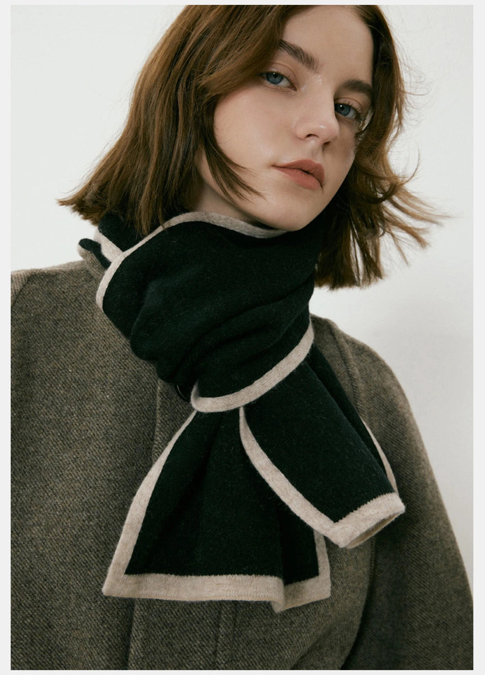 Ulvly Patchwork Knit Scarf
