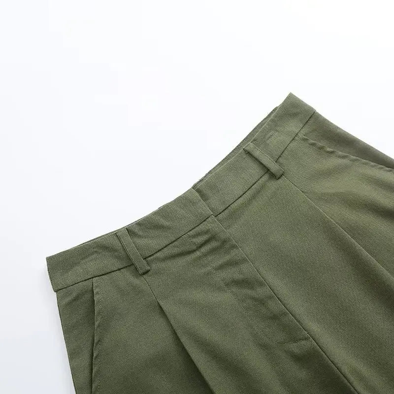 Ulvly Linen Vest &amp; Shorts Suit