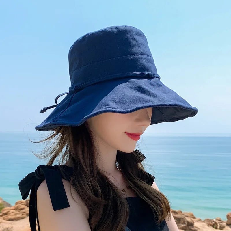 Ulvly Packable Wide Brim Bucket Hat