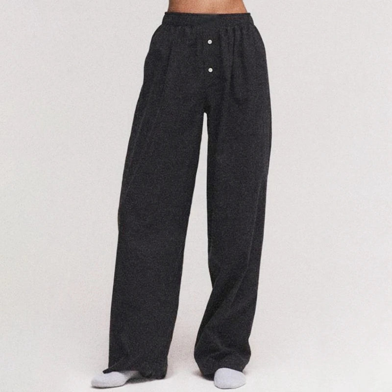 Ulvly Drawstring Wide-Leg Trousers
