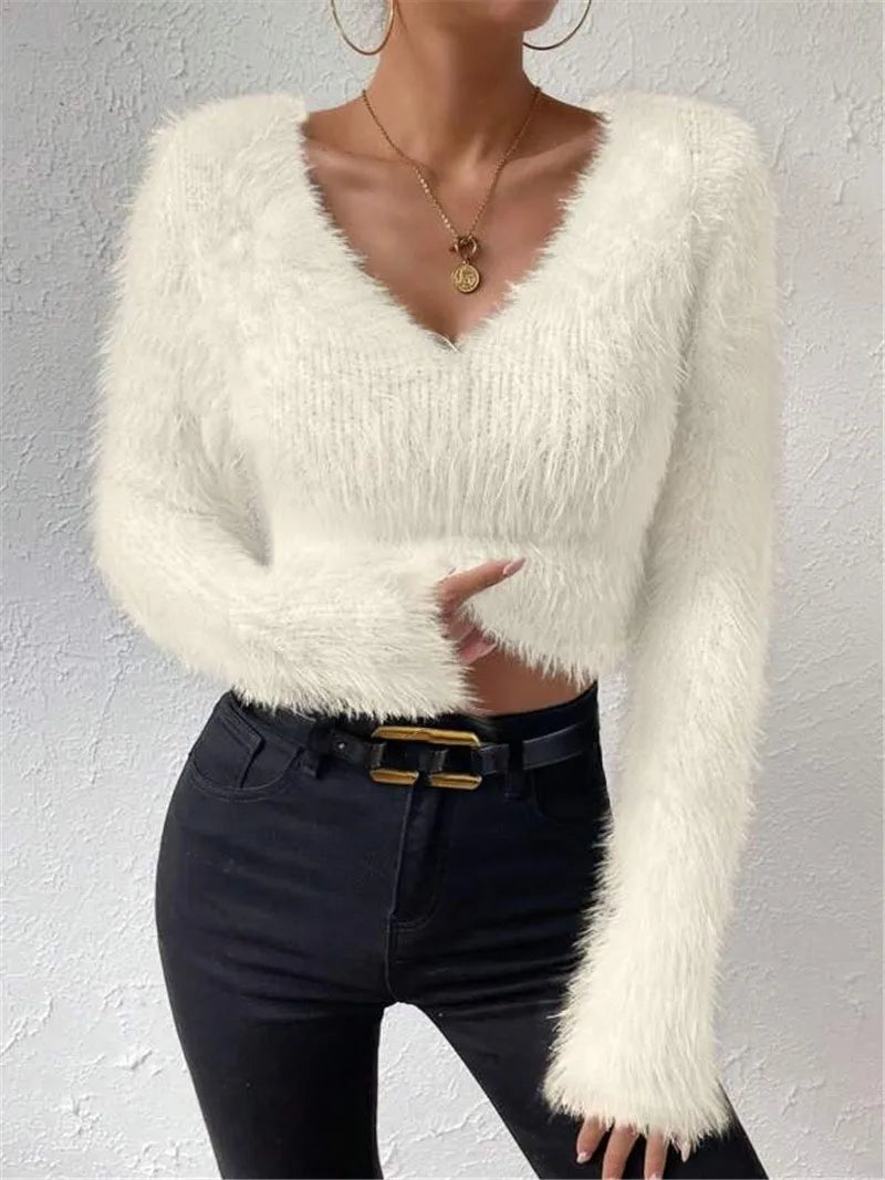 Ulvly V-Cut Slim Knit