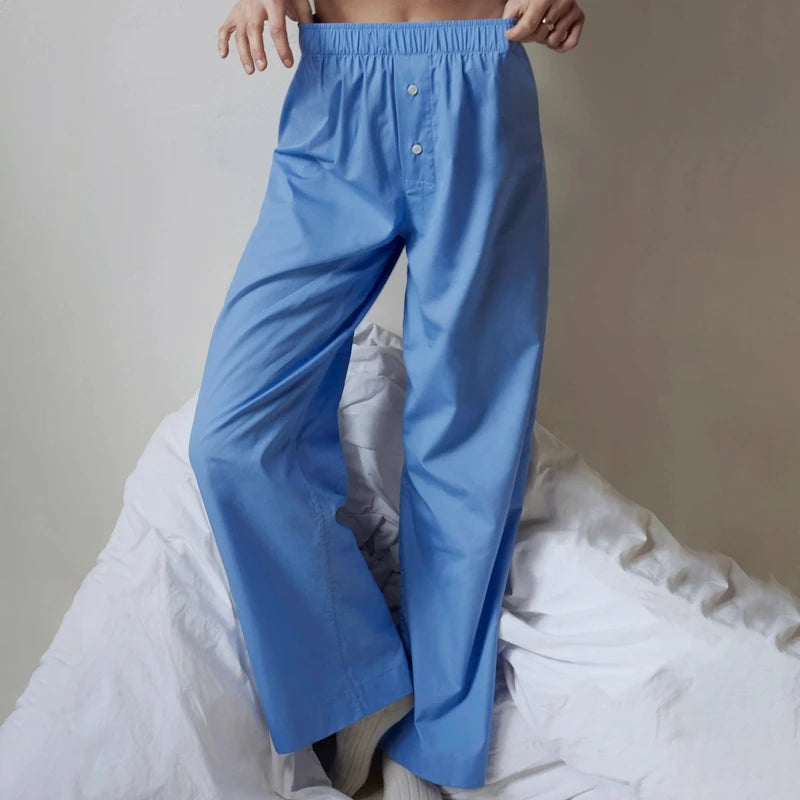 Ulvly Drawstring Wide-Leg Trousers