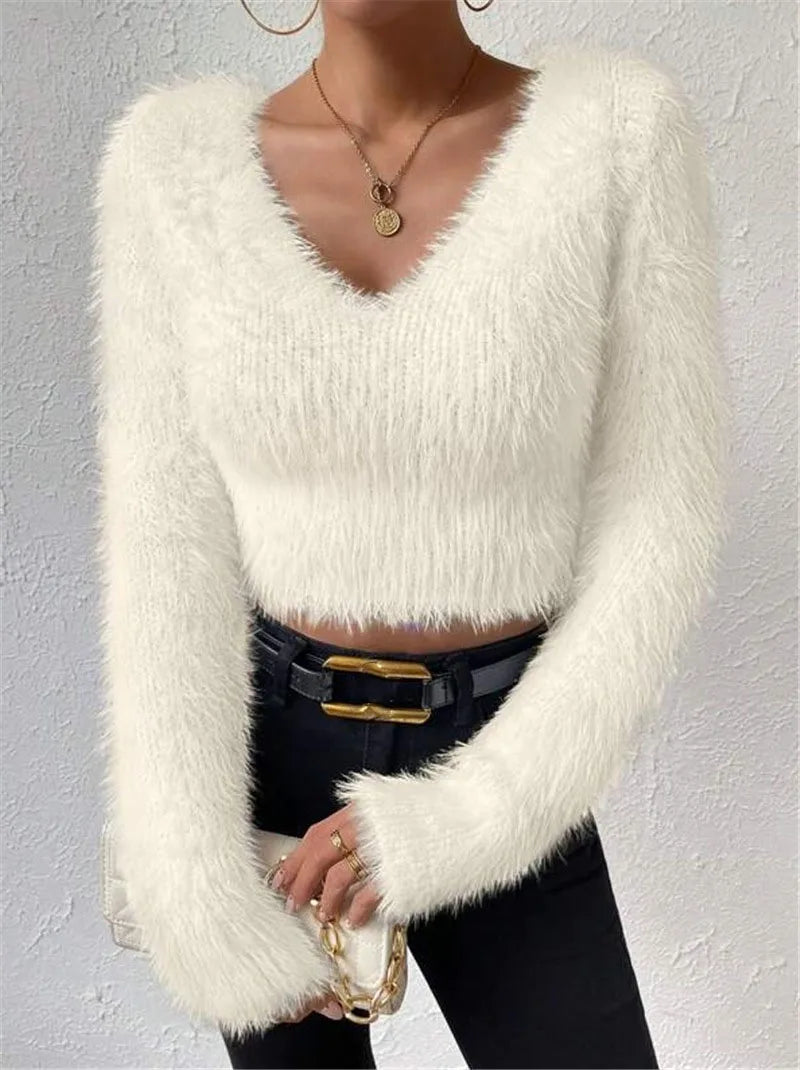 Ulvly V-Cut Slim Knit
