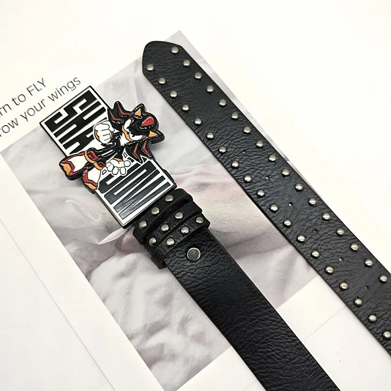 Ulvly Y2K Punk Cartoon Belt