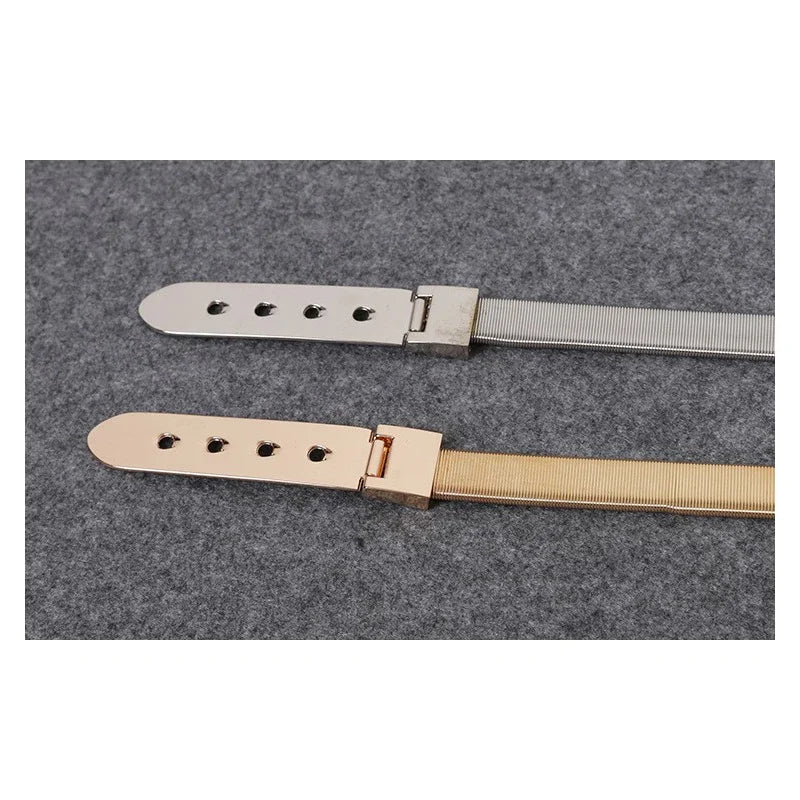 Ulvly Gold & Silver Metal Chain Belt