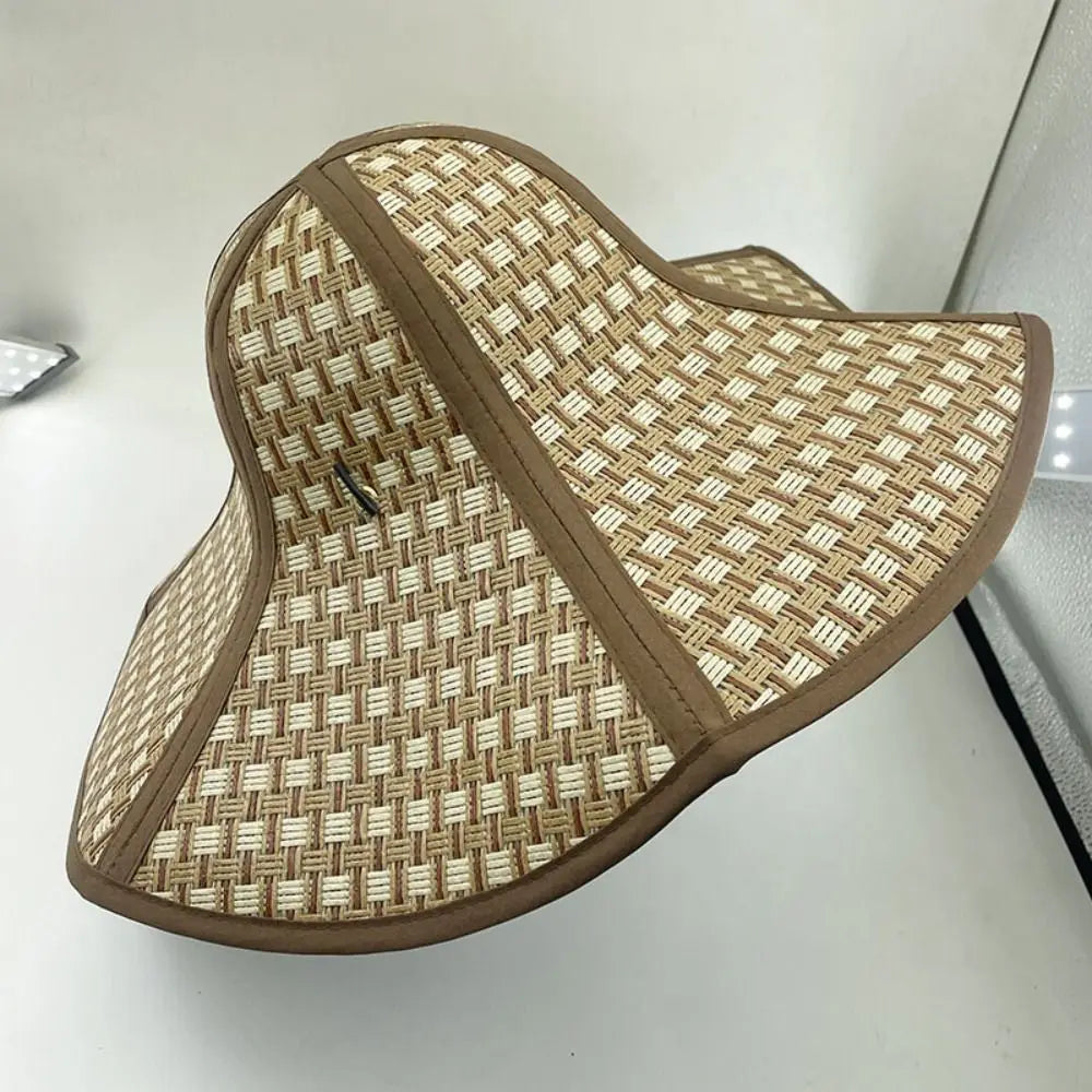 Ulvly Foldable Straw Sun Hat