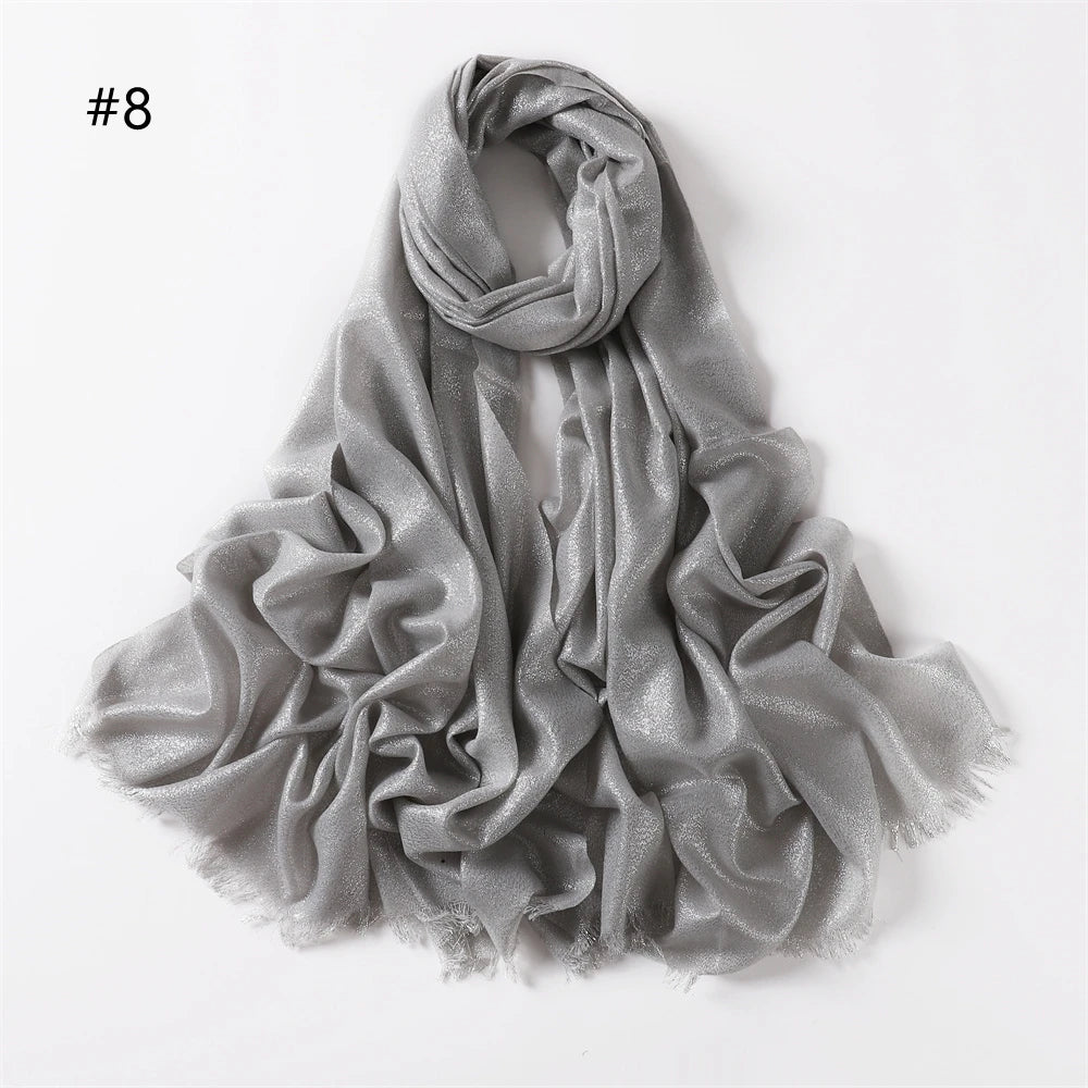 Ulvly Shimmer Fringe Shawl