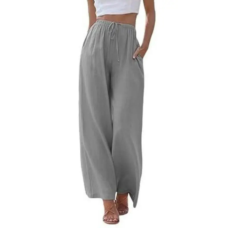 Ulvly Linen-Blend Drawstring Pants