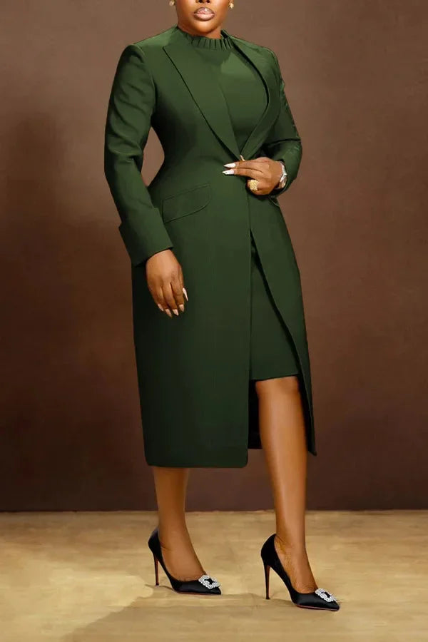 Ulvly Blazer &amp; Dress Suit Set