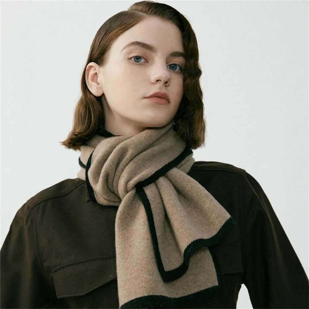 Ulvly Patchwork Knit Scarf
