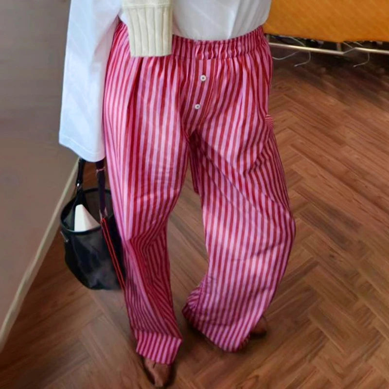 Ulvly Drawstring Wide-Leg Trousers