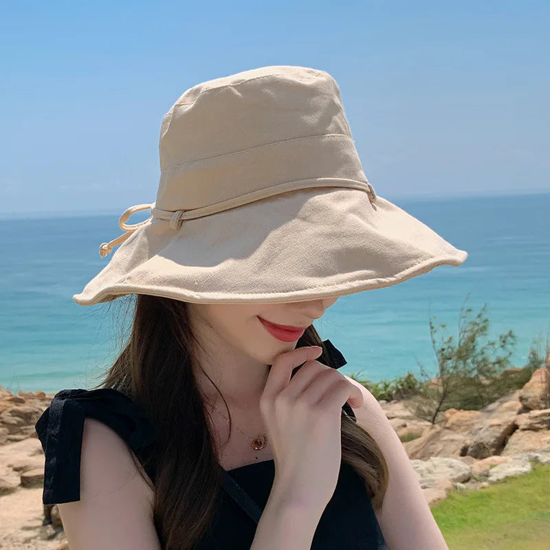 Ulvly Packable Wide Brim Bucket Hat
