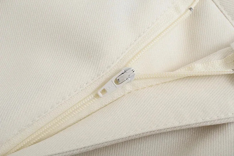 Ulvly High-Waist Straight Trousers