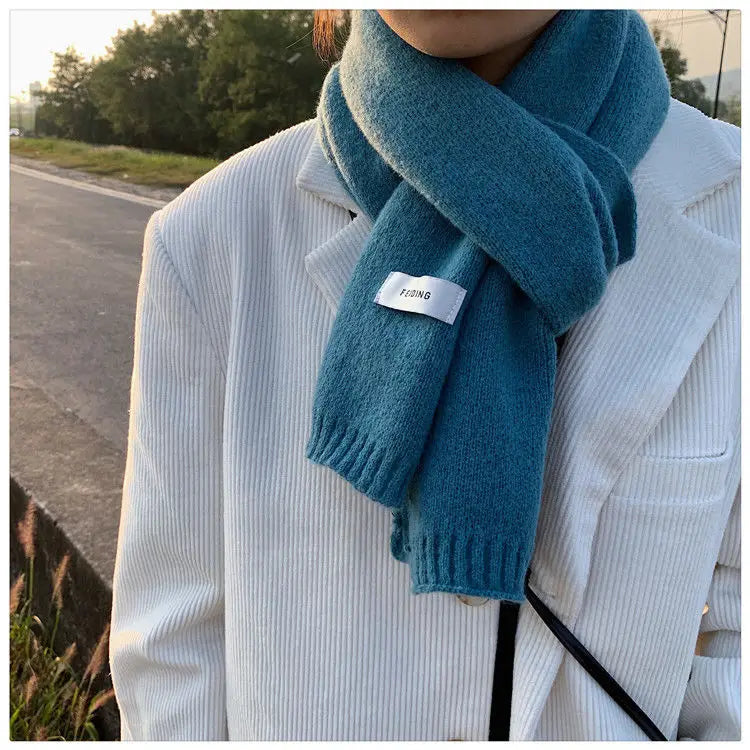 Ulvly 100% Wool Knit Scarf