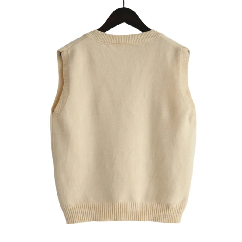 Ulvly V-Neck Knit Vest