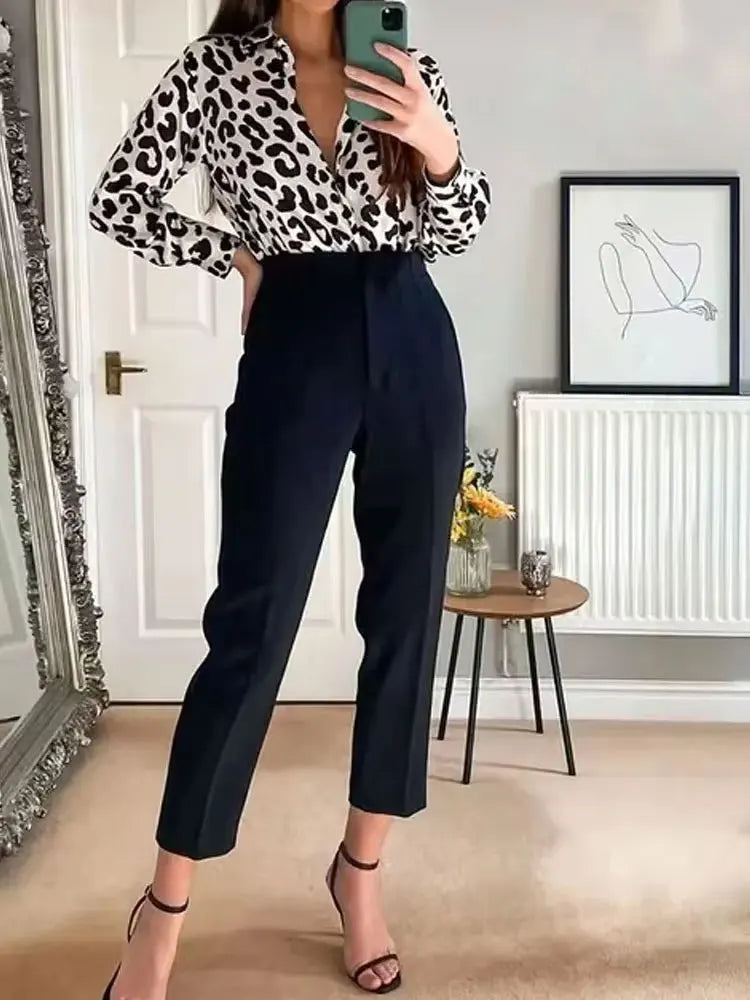 Ulvly High-Waist Ankle Trousers