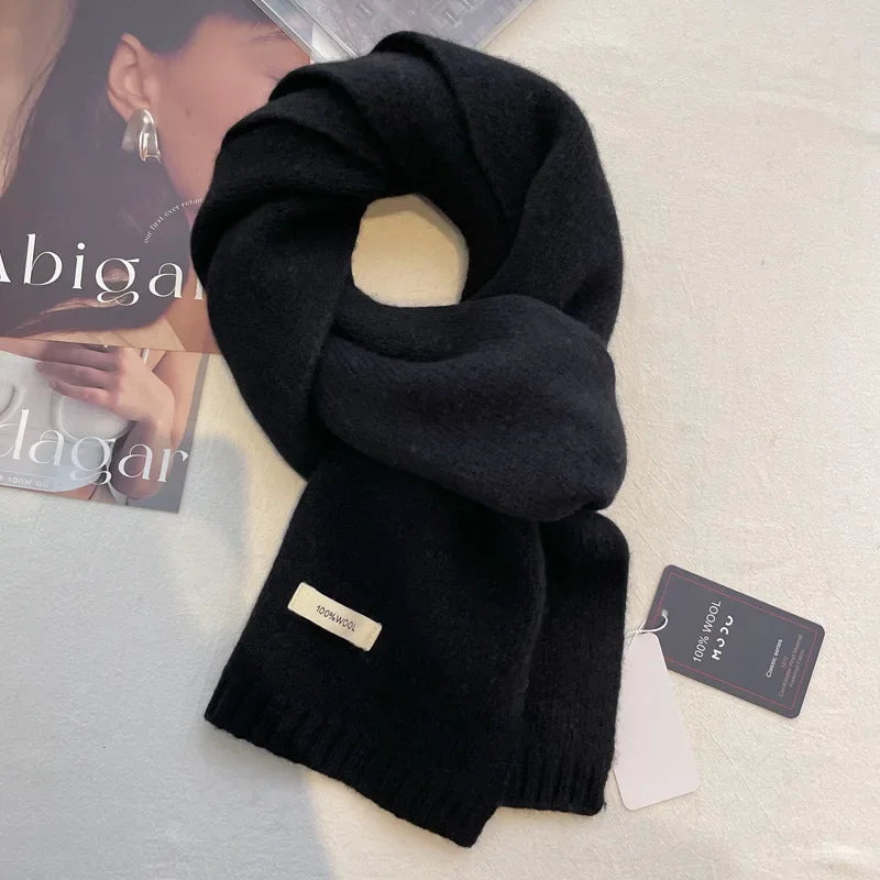 Ulvly 100% Wool Knit Scarf
