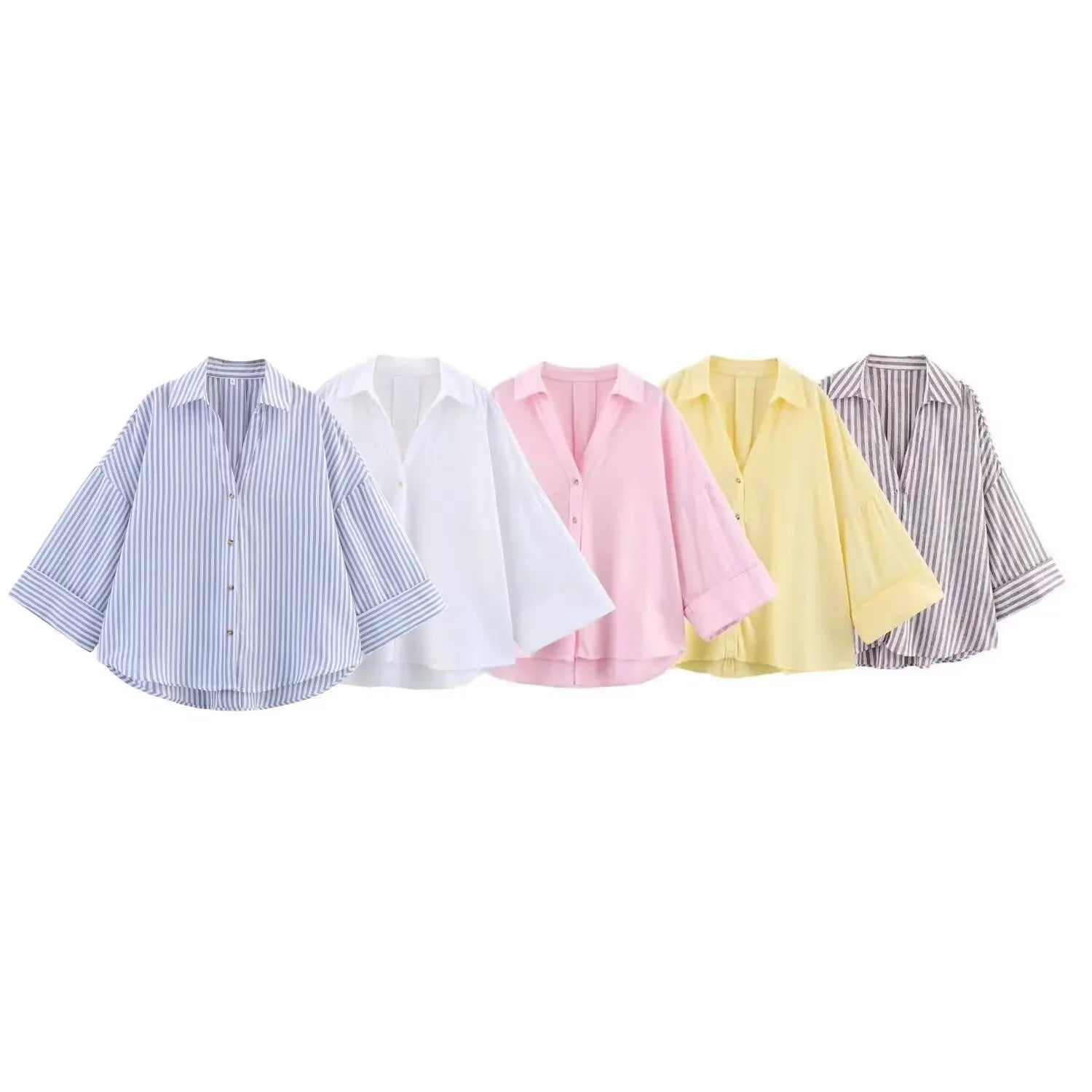 Ulvly Linen-Blend Striped Shirt