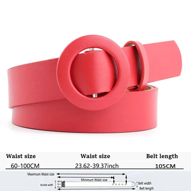 Ulvly PU Leather Waist Belt
