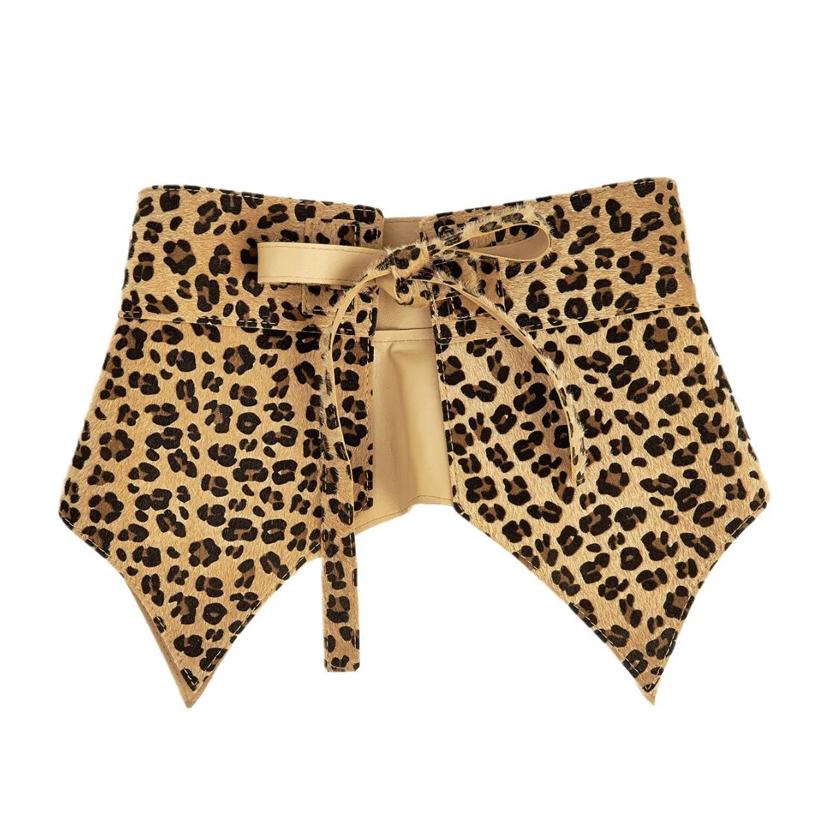 Ulvly Leopard-Print Dovetail Waist Cover