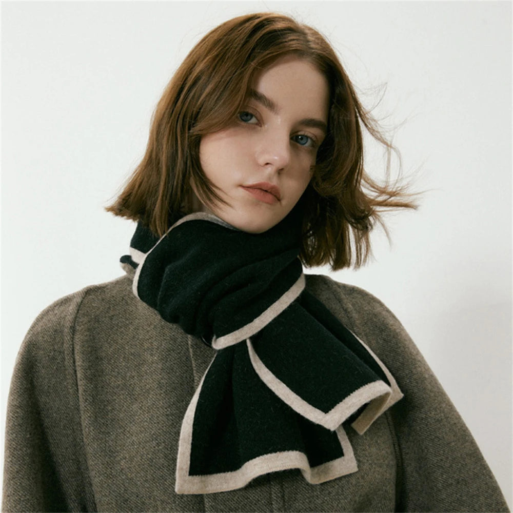 Ulvly Patchwork Knit Scarf