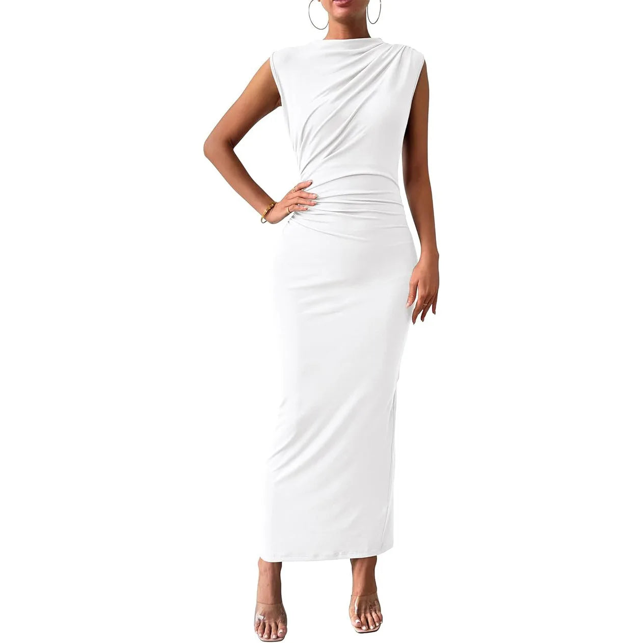 Ulvly Sleeveless Camisole Maxi Dress